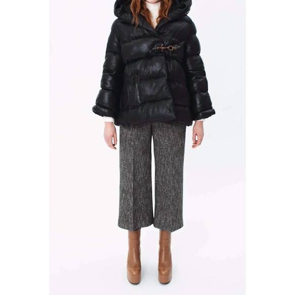 NEW SMYTHE quilted leather swing coat in black - Picture 4 of 4